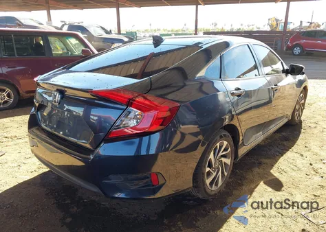 2017 Honda Civic Ex z USA, uszkodzony, nr VIN 2HGFC2F78HH577465